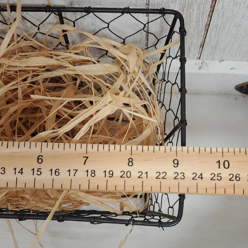 Black Wire Storage Basket Chicken Wire Basket